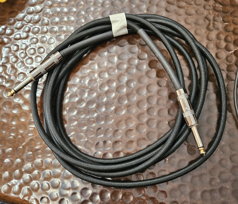Black Woven Instrument Cable 10ft