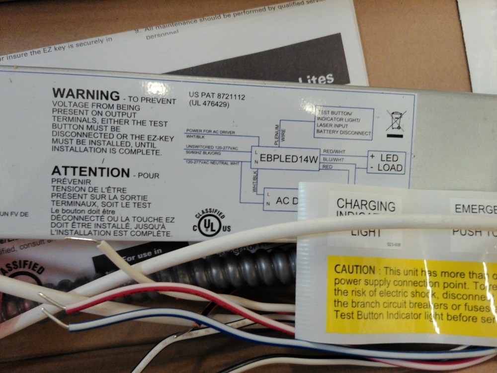 LED Emergency Battery Pack EBPLED14W