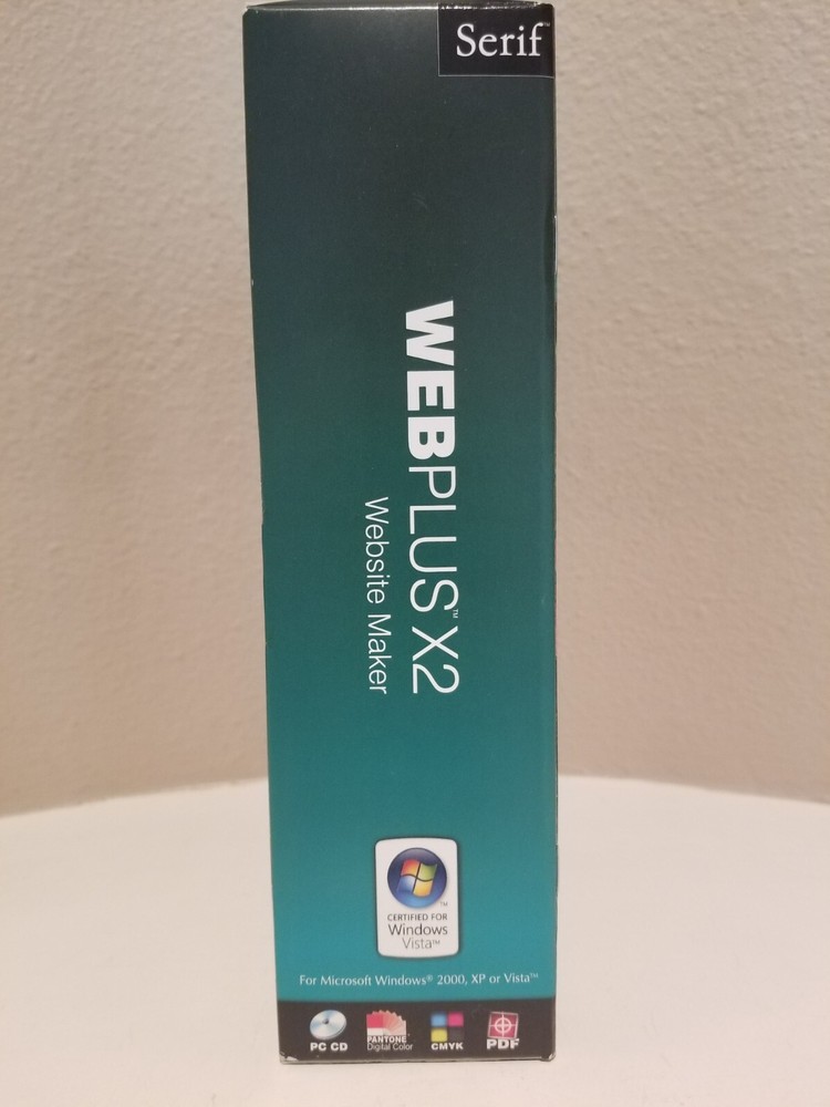 New Sealed Serif WebPlus X2 Website Maker