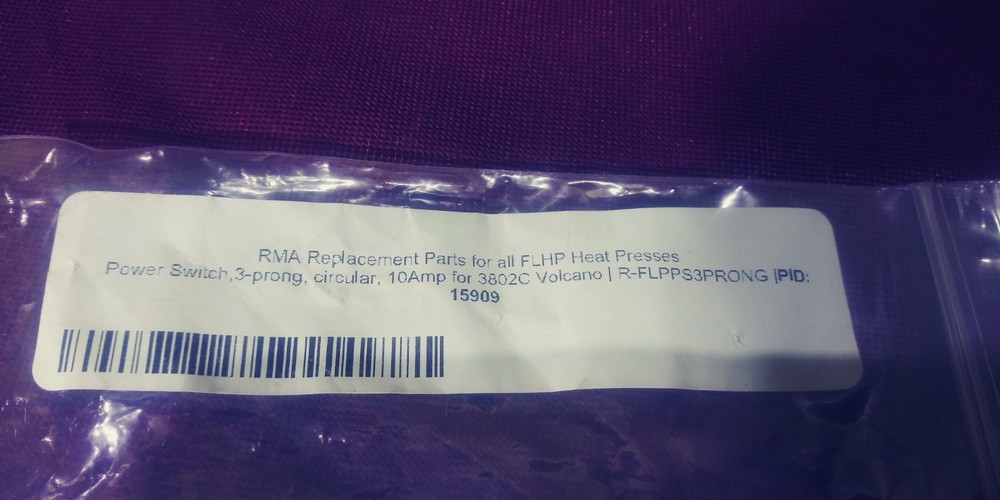 Heat Press Replacement Parts- Power Switch USCutter/Microtec/Atlas, etc