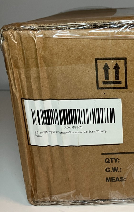 NEW Hyperlite LED String Work Light String 50FT 5 Lamps In Original BOX Sealed