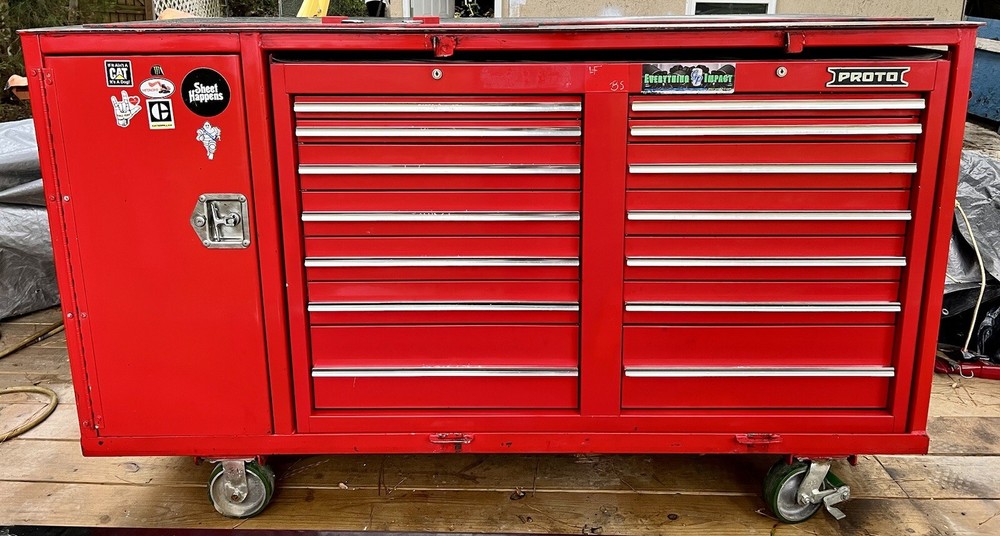 Toolbox w/ Custom Cart & Tools