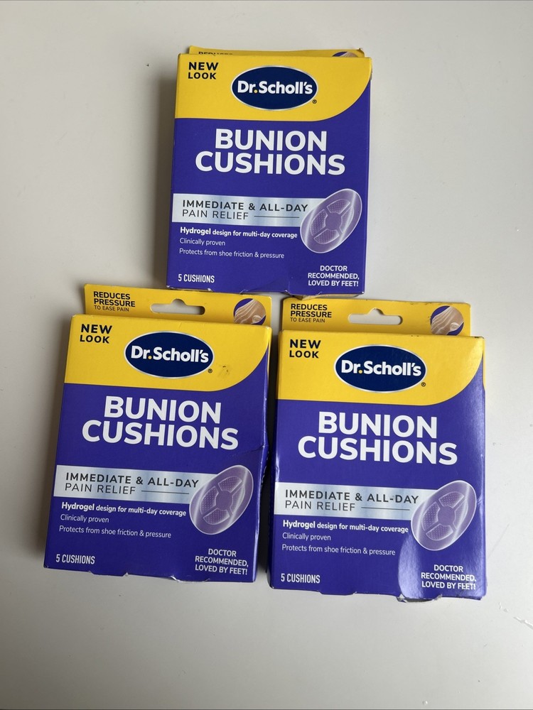 Dr Scholls BUNION Cushions HYDROGEL 5 ct ( 3 pack )
