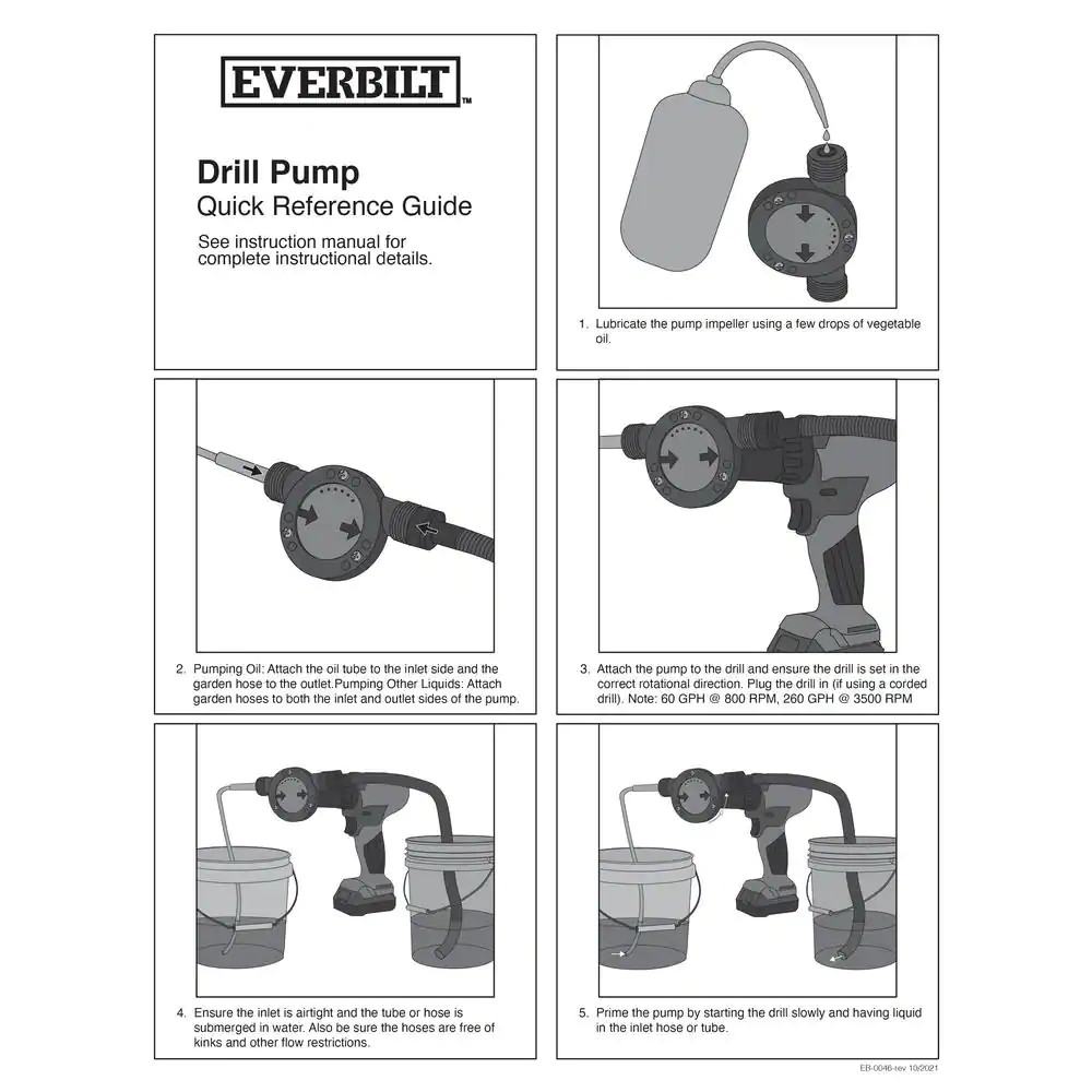 Drill Pump Kit