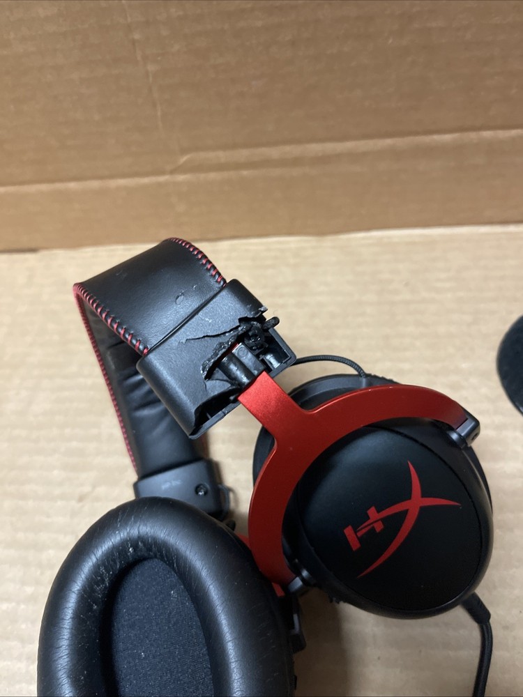 HyperX Cloud II - Gaming Headset - Black-Red **READ DESCRIPTION**