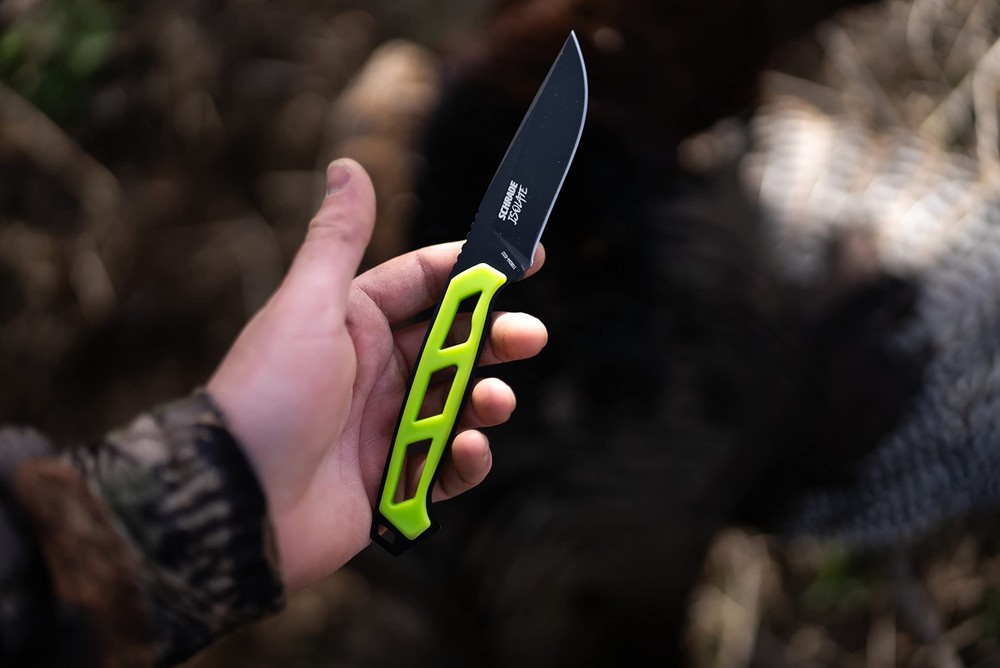 New Schrade Isolate Drop Point Fixed Blade Knife 1159304