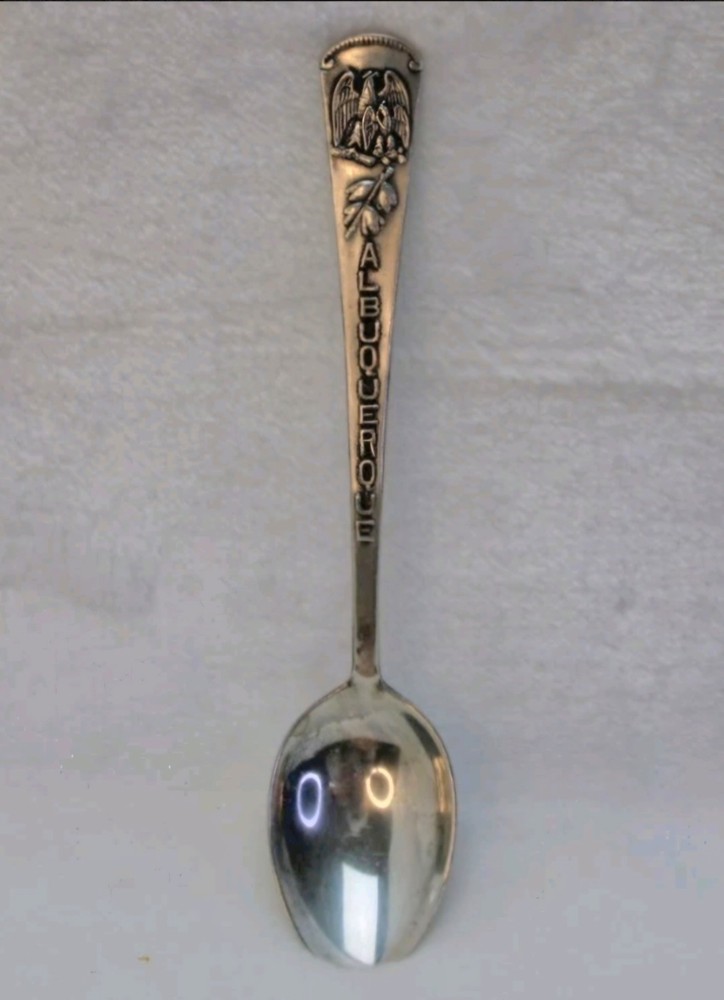 Vintage Albuquerque New Mexico Eagle Sterling Silver Spoon