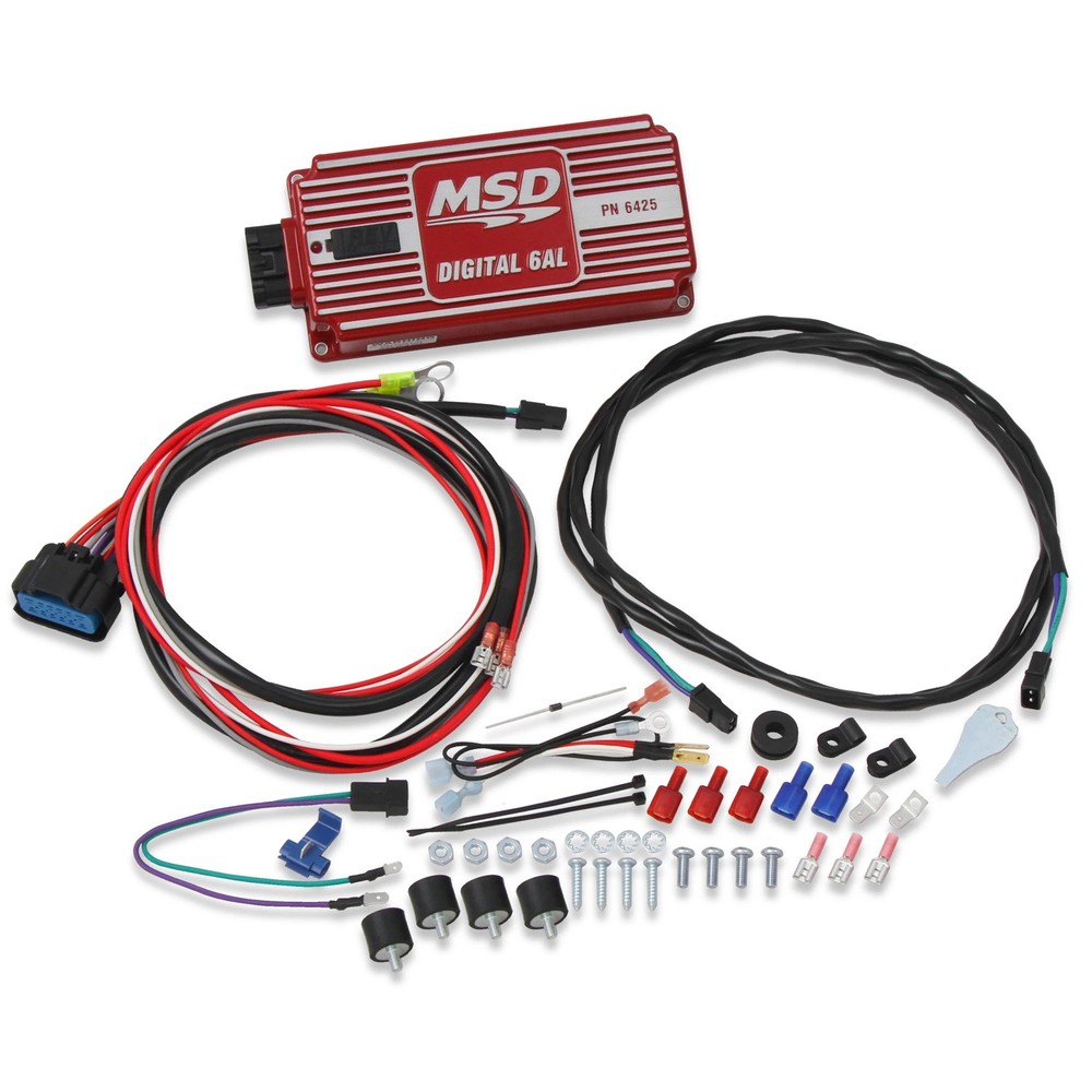 MSD Red Digital 6AL Ignition Control Module & 2 Step Rev Controller 6425 8732