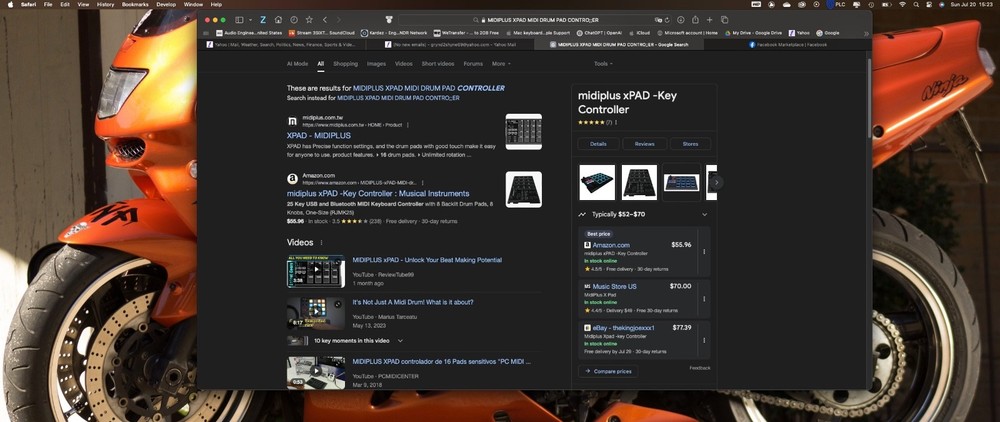 MIDIPLUS XPAD MIDI DRUM PAD CONTROLLER