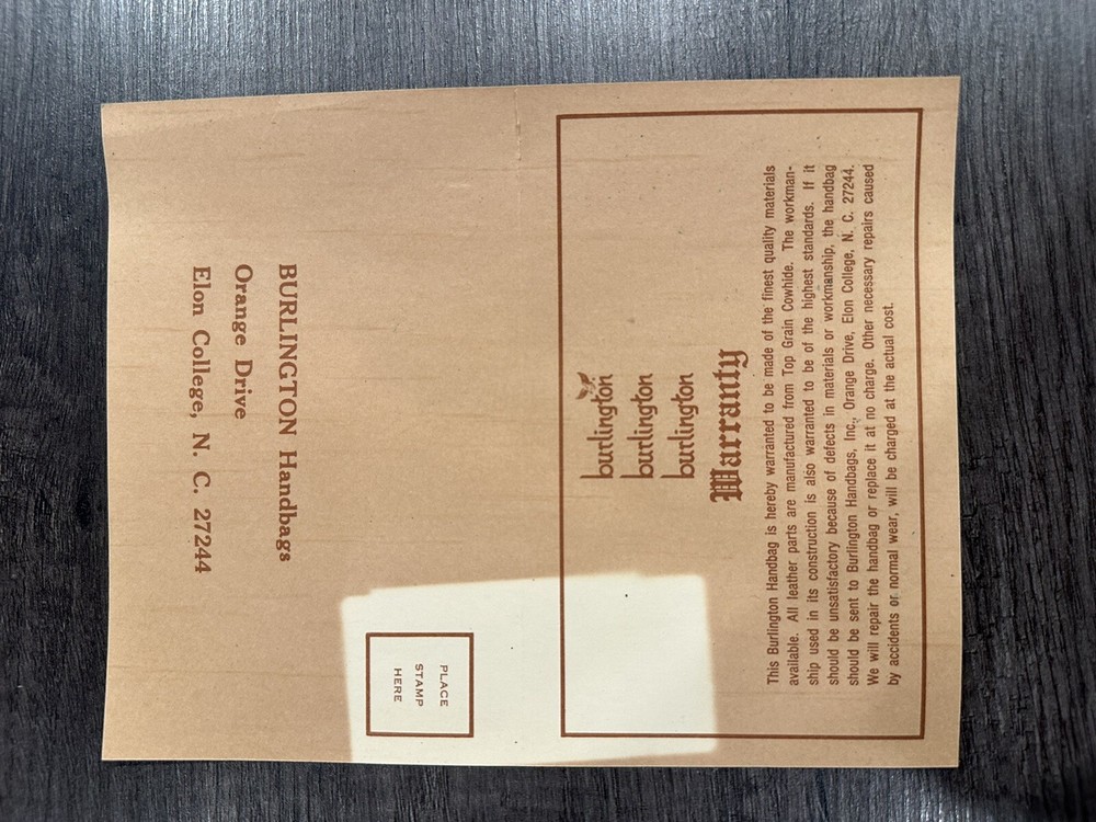 vintage leather document holder
