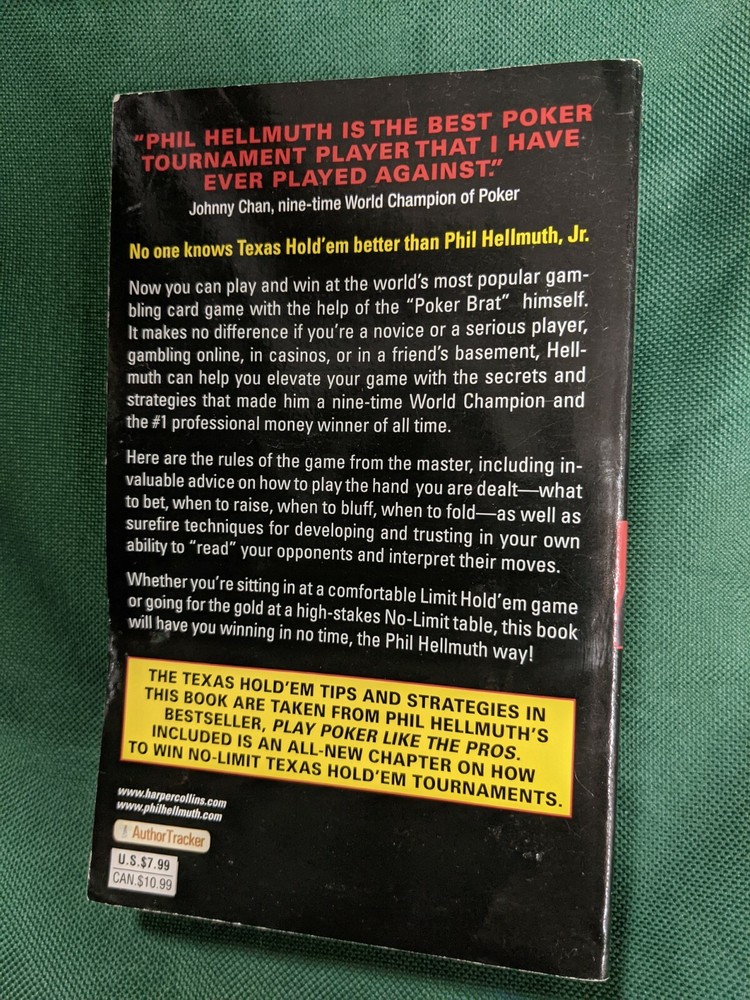 Phil Hellmuth's Texas Hold 'Em Strategy Guide NEW