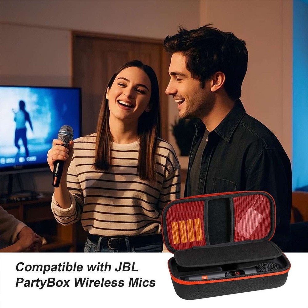 Microphone Bag Wireless Mic Speaker Storage Holder Microphone Protection Case