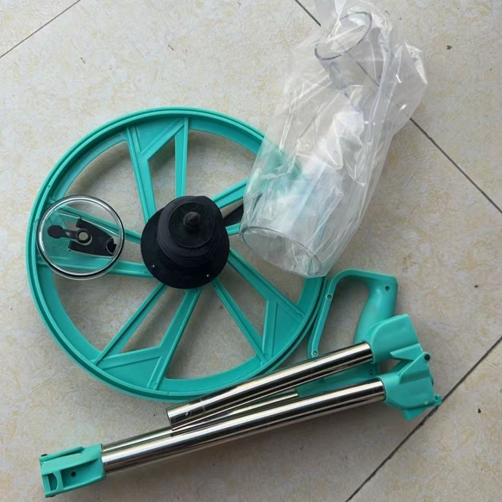 Portable Dry Line Marking Machine Semi-Automatic Ball Field Chalker & Wheels