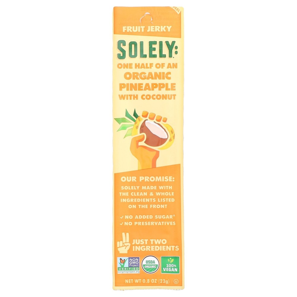 Fruit Jerky, Organic Pineapple with Coconut, 0.8 oz (23 g)