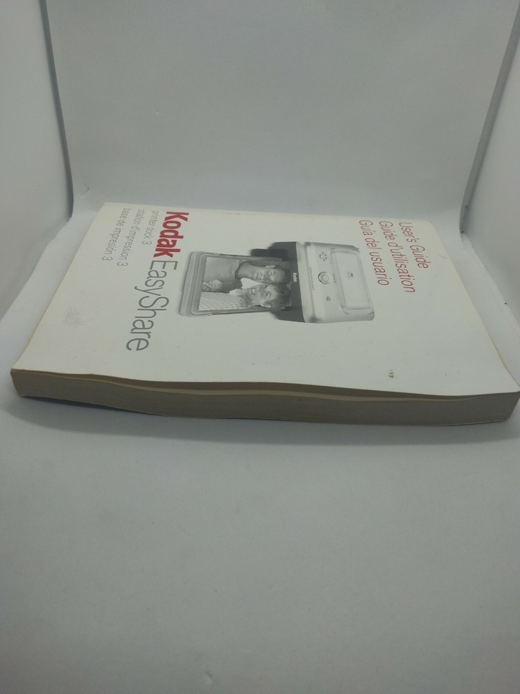 Kodak EasyShare printer dock 3 User's Instruction Guide Manual