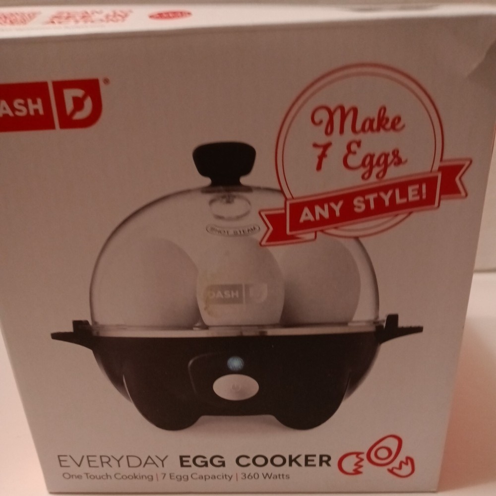 Dash 7 Egg Everyday Egg Cooker Black