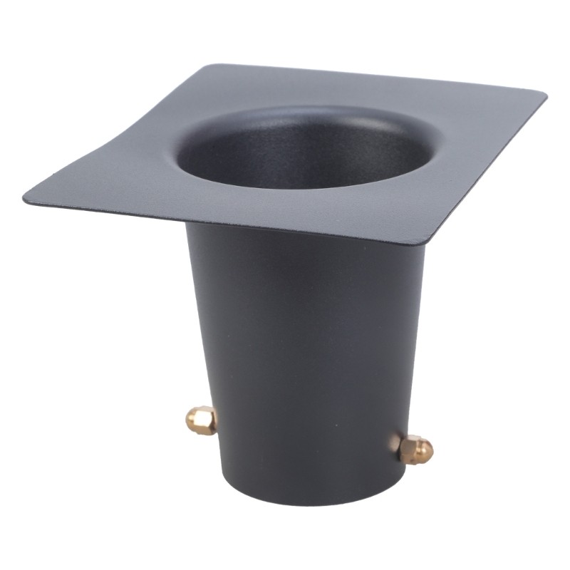 Rain Chain Gutter Adapter Black Coated Aluminum Rain Chain Installer