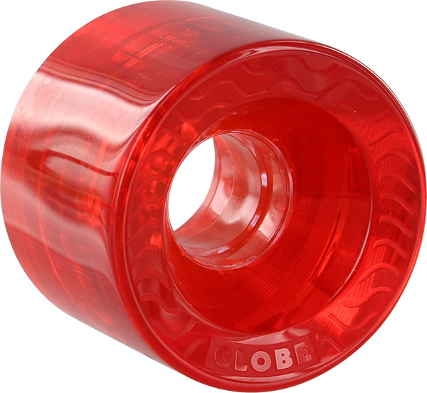GLOBE RETRO FLEX 58mm 83a CLEAR RED WHEELS SET