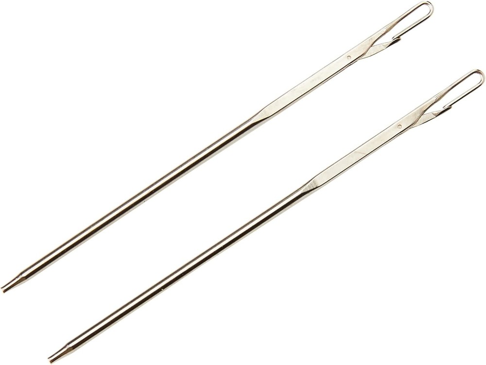 3160 Darning Needles with Latch Hook, Eye, 2-Piece NEW
