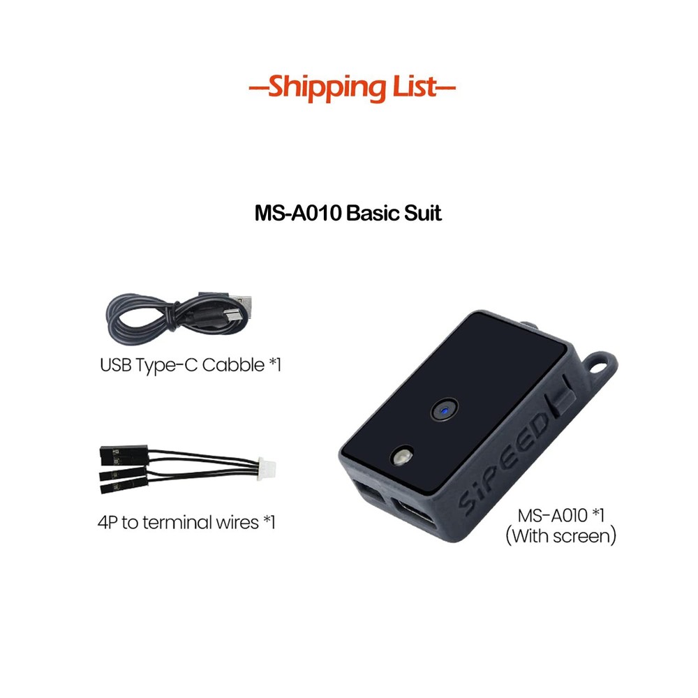 Sipeed MaixSense A010 RGBD TOF 3D Depth Vision Camera Sensor Module Onboard