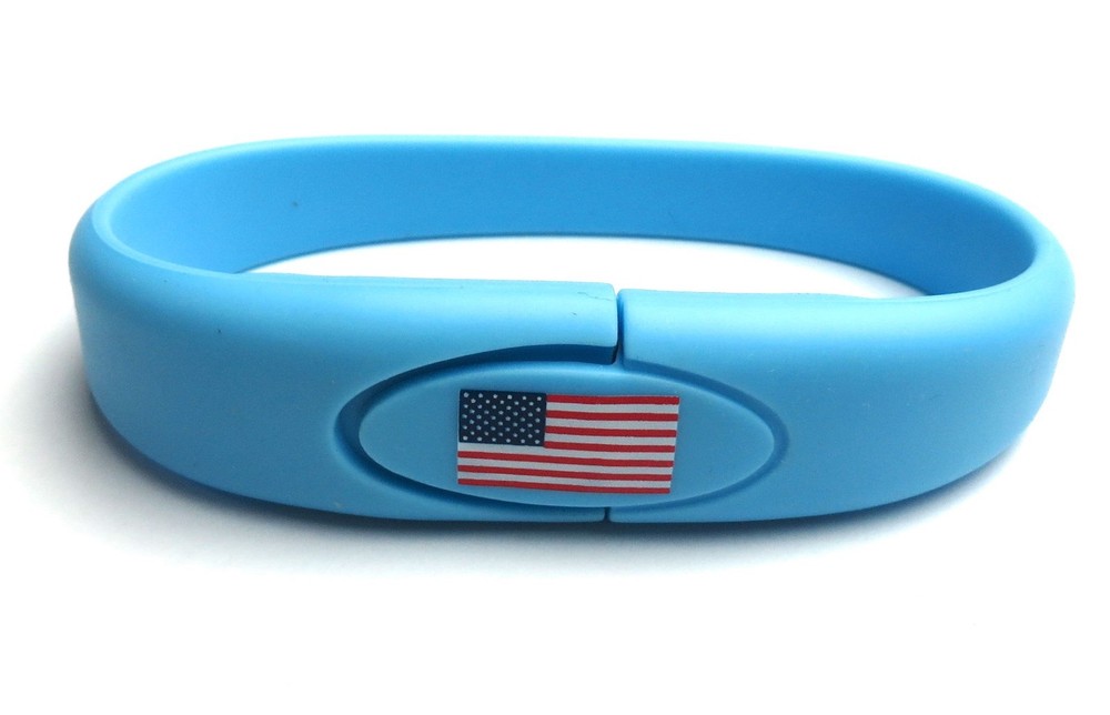 4 GB USB Flash Drive Flag Blue