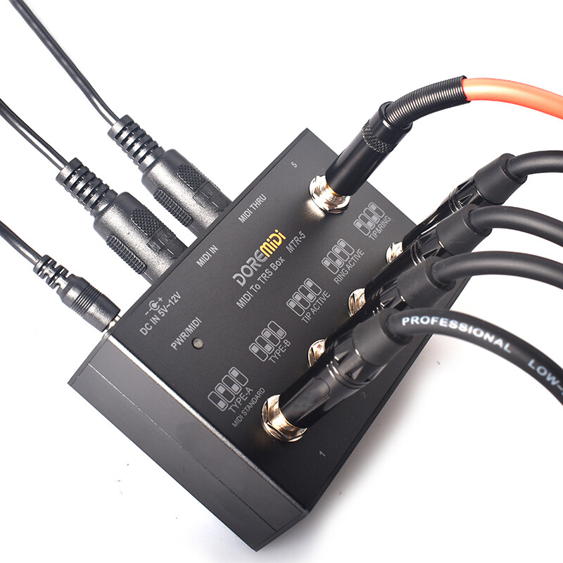 MIDI To TRS Box Convert MIDI Five-pin DIN Interface Into TRS Interface Convert