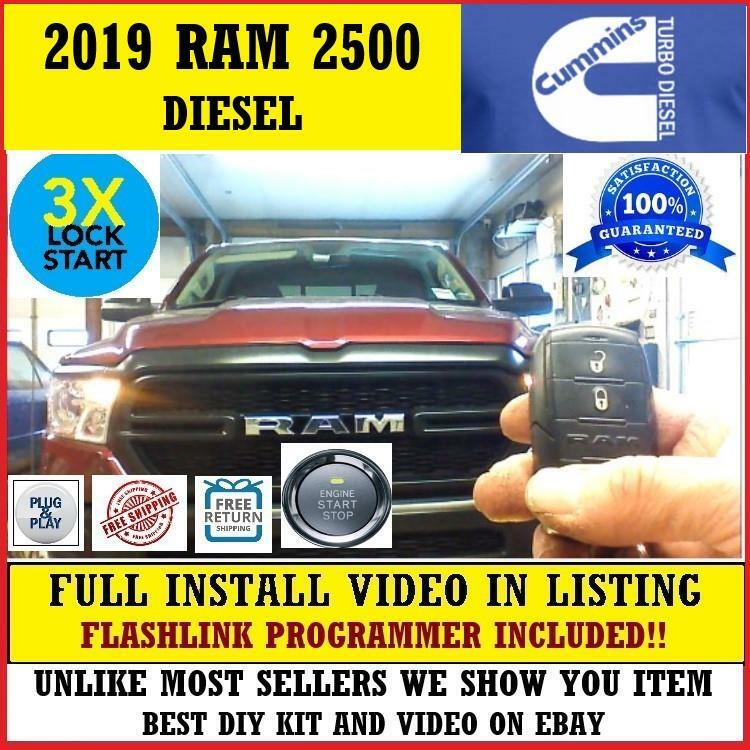 Plug & Play Remote Start 2019 RAM 2500 DIESEL