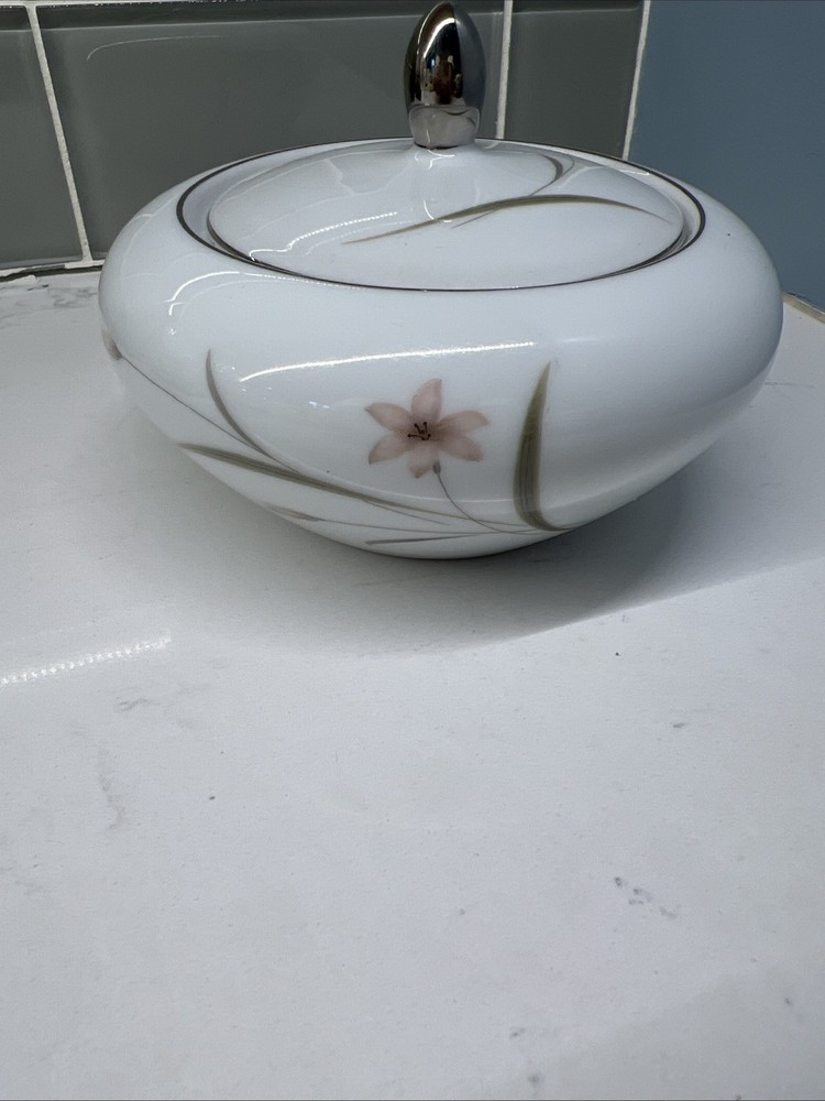 Mikasa Sugar Bowl With Lid Astrea Pattern Japan