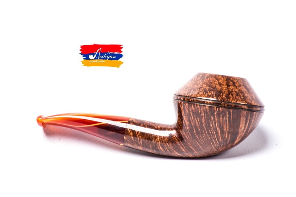 Asikyan Pipe #409/24 Rhodesian Smooth Hand Made
