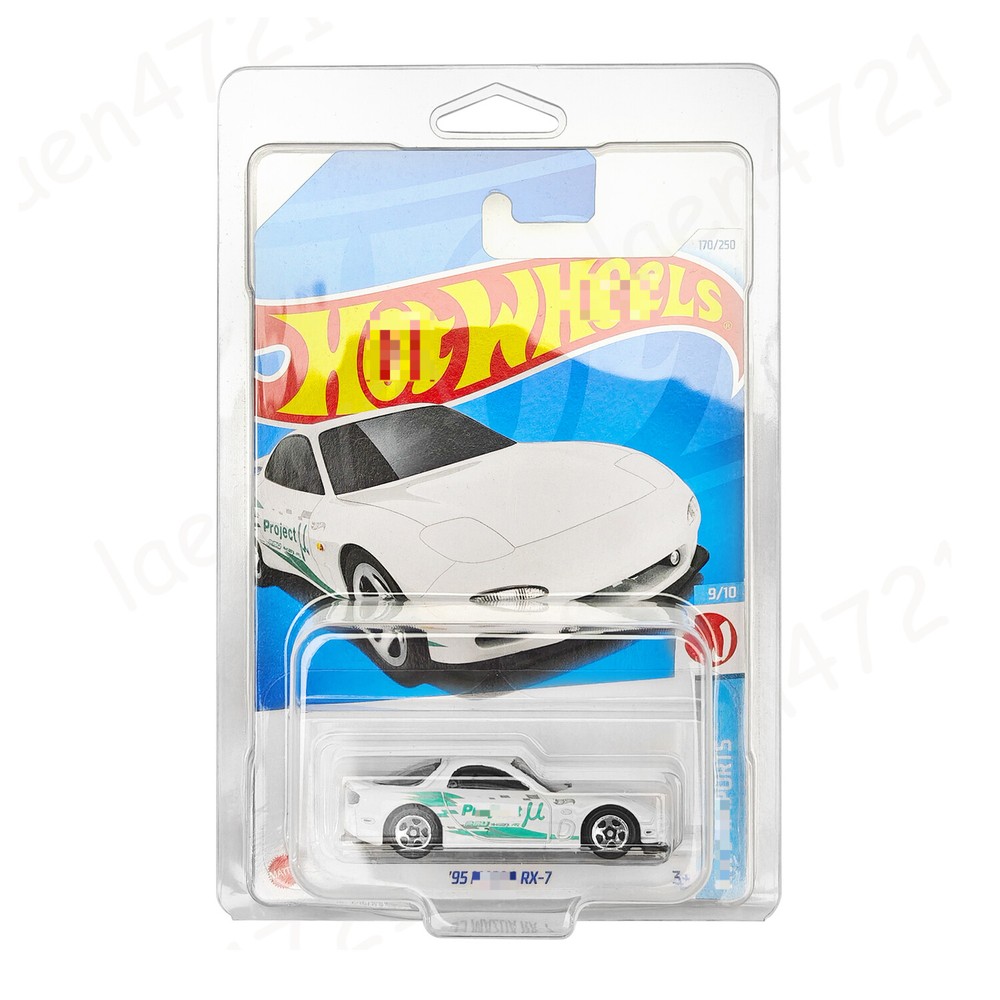 5Pack Clear Protector Case Plastic Display For Hot Wheels & Matchbox Basic Cars