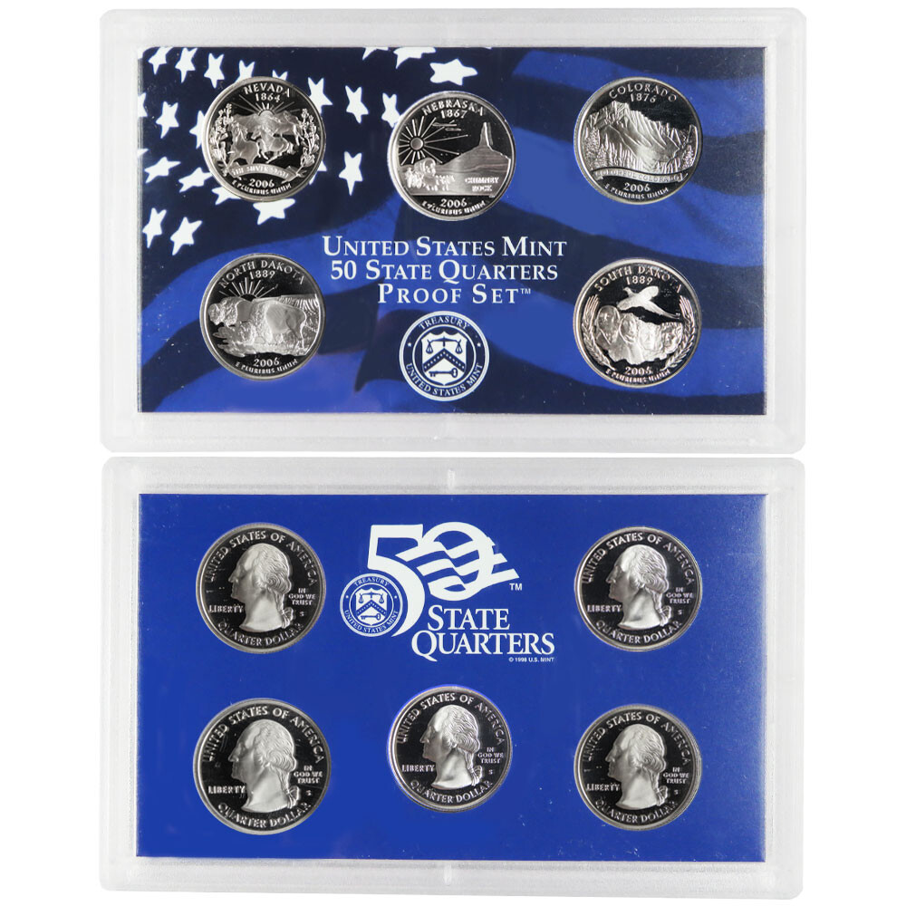 2006-S U.S. Clad State Quarters Proof Set