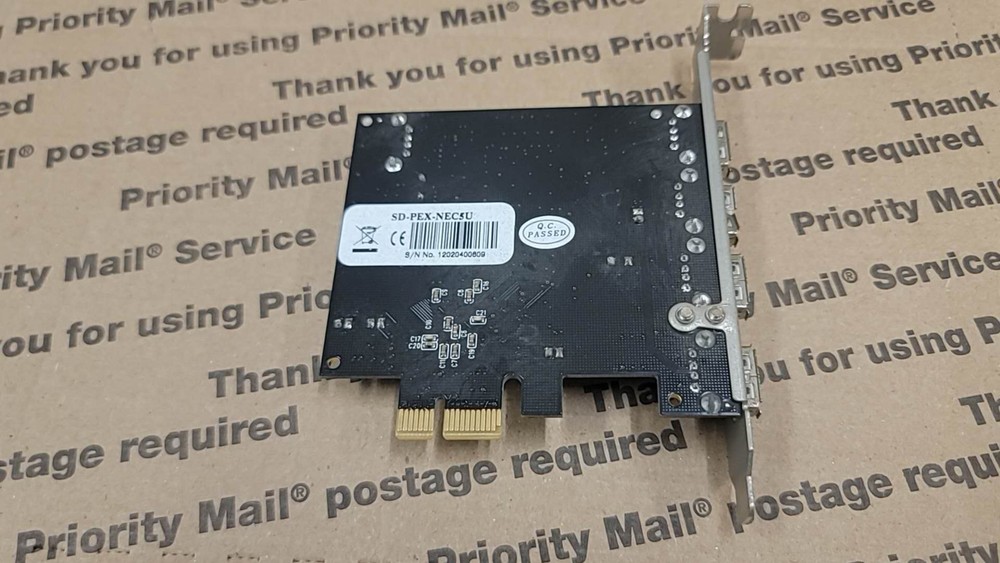 Syba PCI -Express USB 2.0 5-port Host Controller Card SD-PEX-NEC5U