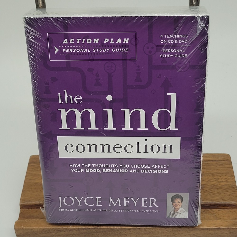 NEW SEALED JOYCE MEYER THE MIND CONNECTION CD & DVD STUDY GUIDE BOX SET