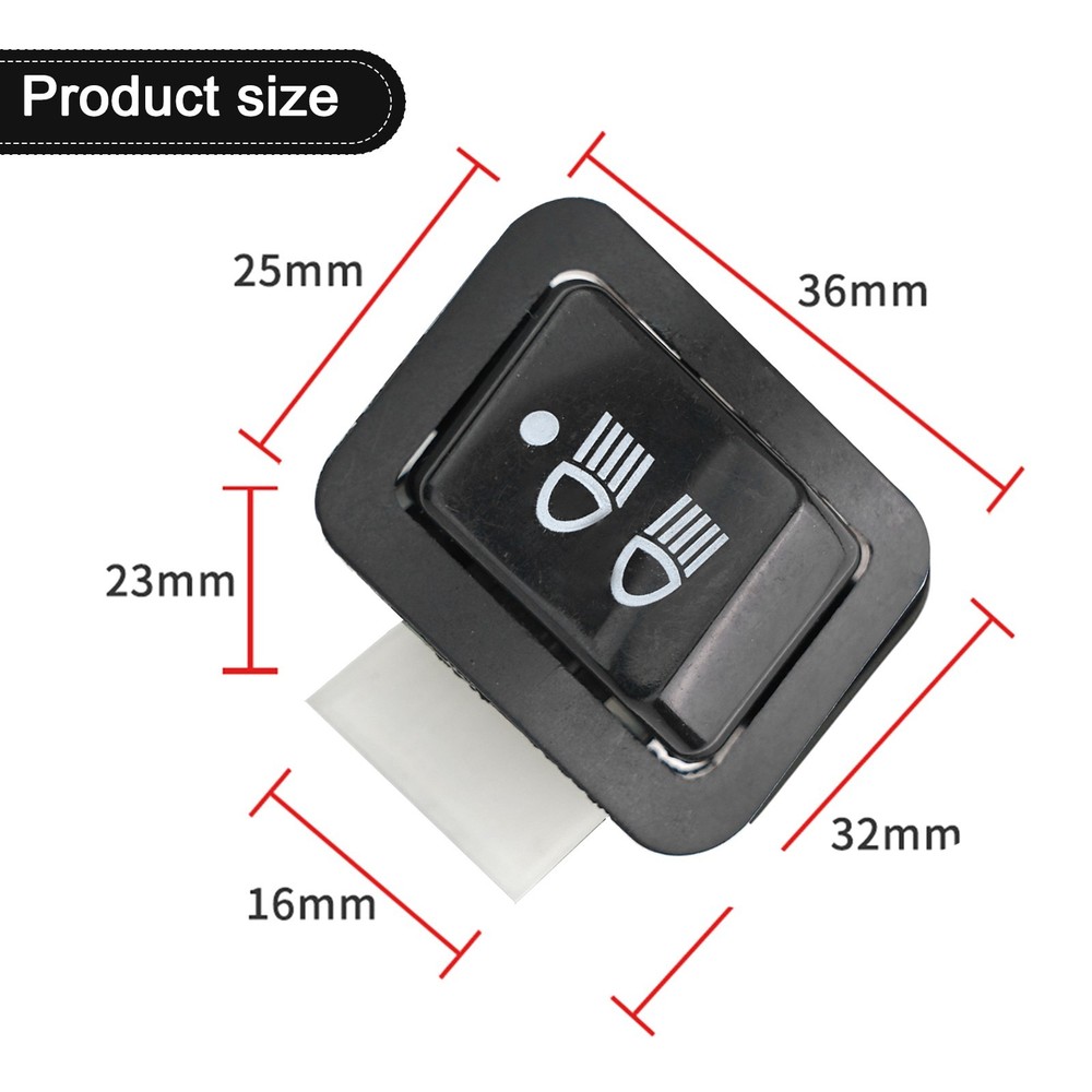 For TRI Motorcycle Headlight Switch No Installation Instruction Required!