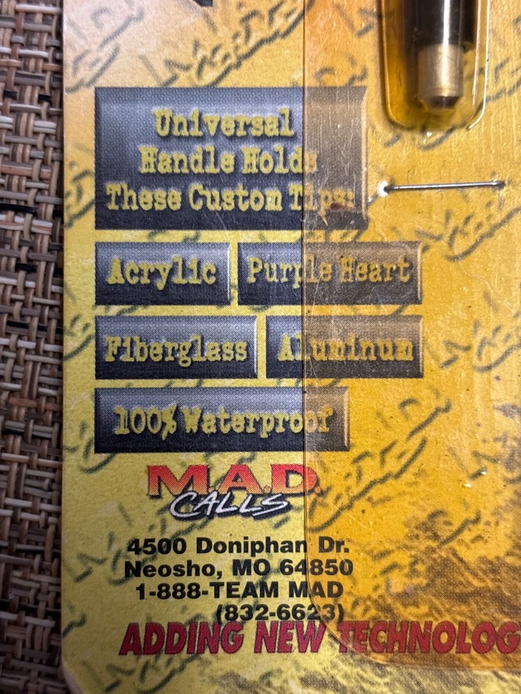 MAD Universal Turkey Call Striker New