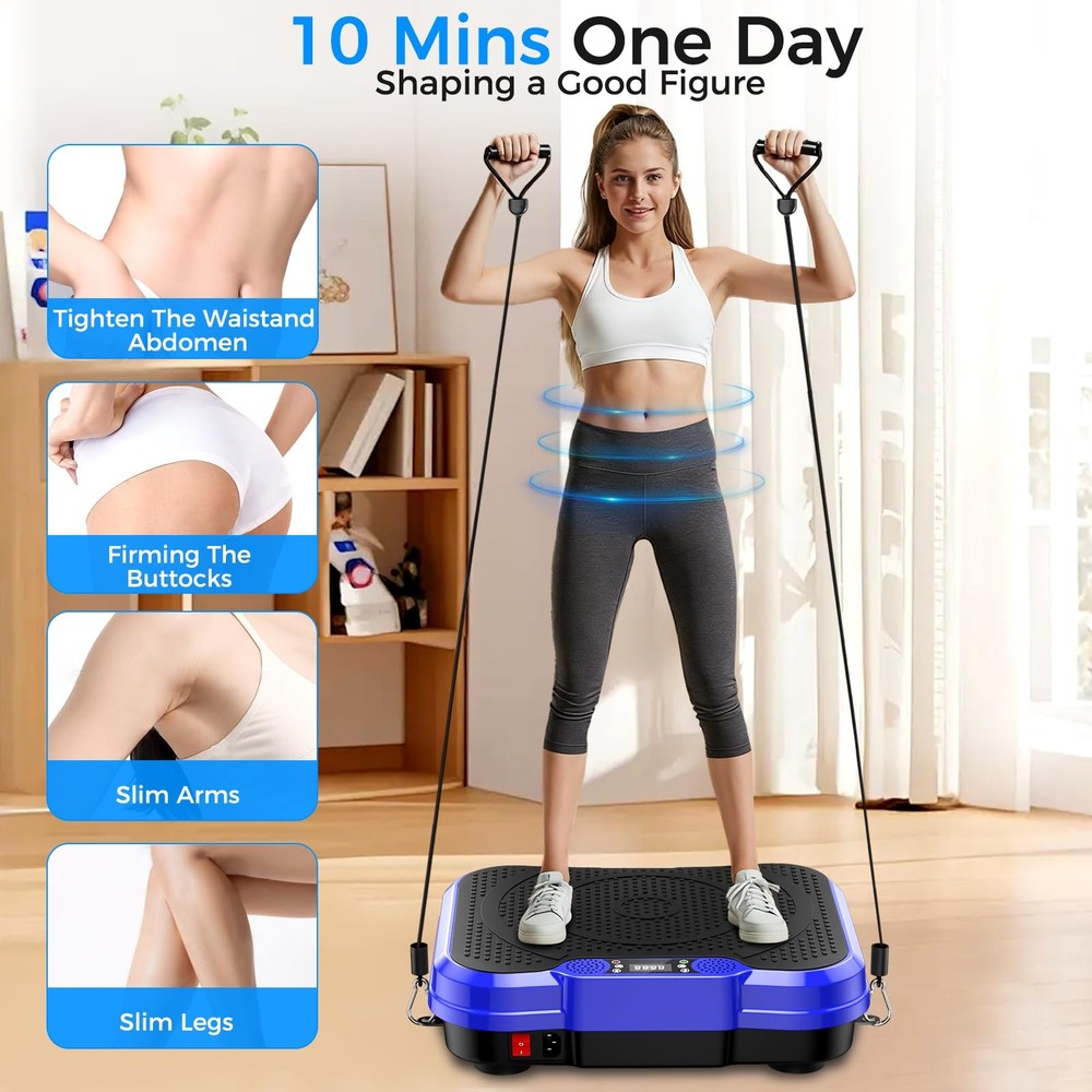 Vibration Plate Exercise Machine,Vibration Plate for Lymphatic Drainage Power...
