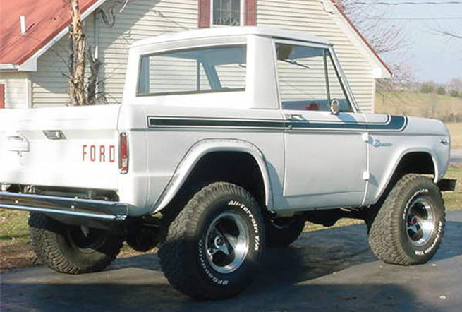 1966-1977 Ford Bronco Windshield Glass Clear