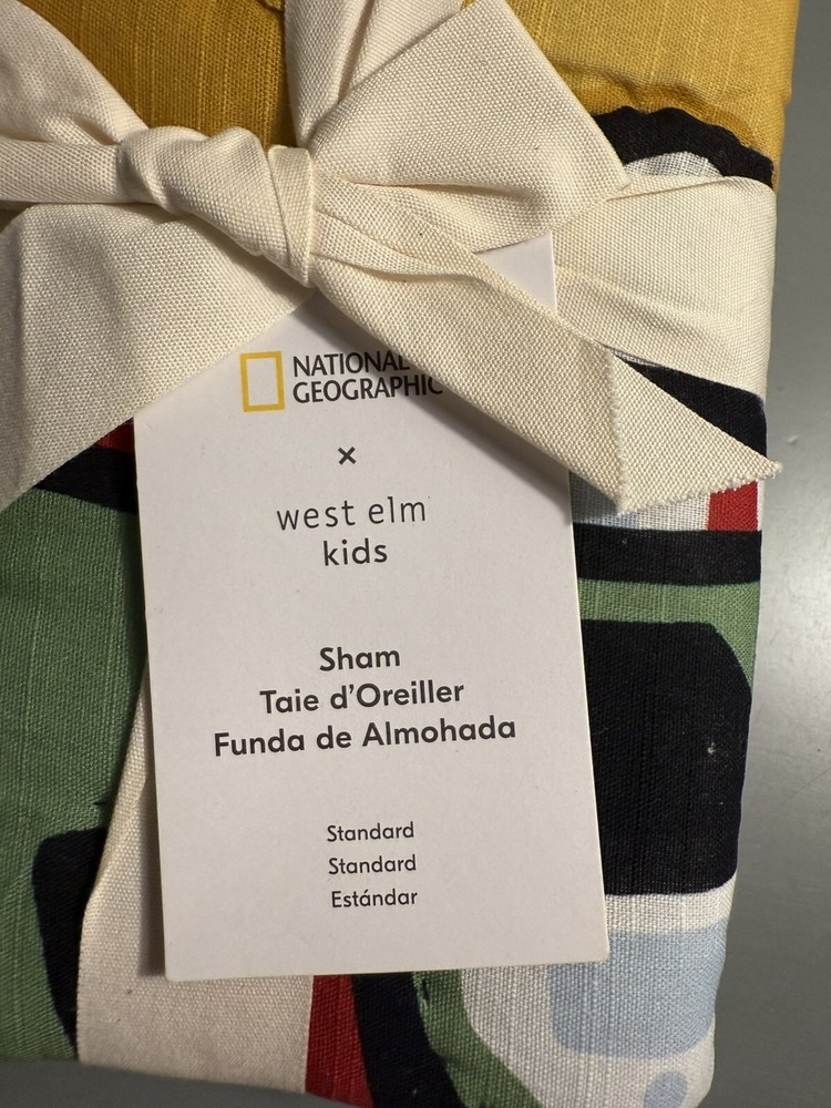 West Elm National Geographic Sham