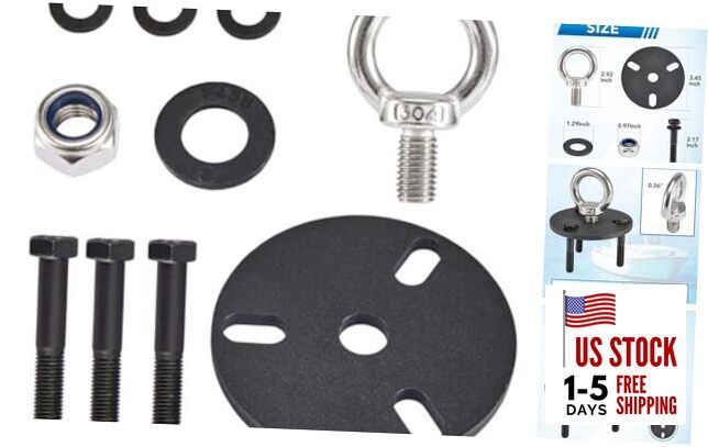 Outboard Engine Lifting Ring Tool with Adapter and Ring Fit for Evinrude