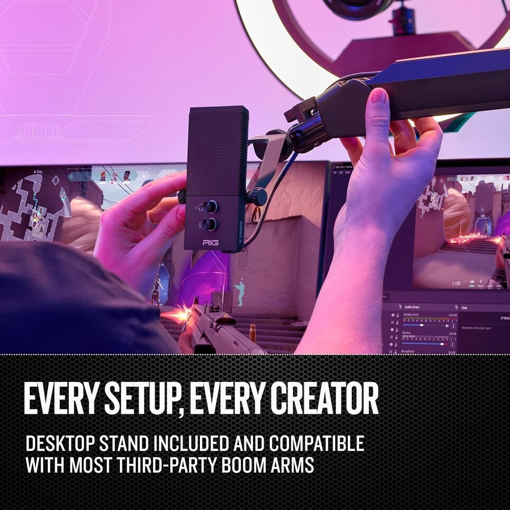 RIG M2 STREAMSTAR PRO HD Wired USB Streaming Microphone