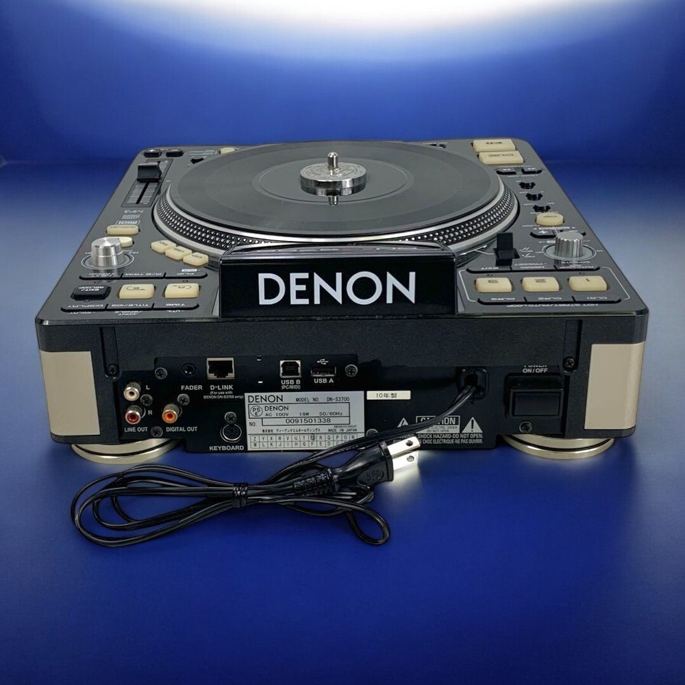 Denon DN-S3700 DJ CD Player USB Media Motorized Deck Tested Working