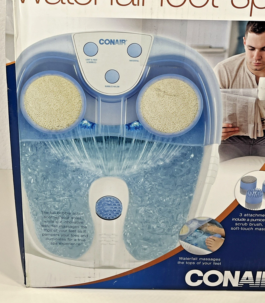CONAIR Waterfall Foot Spa - Blue
