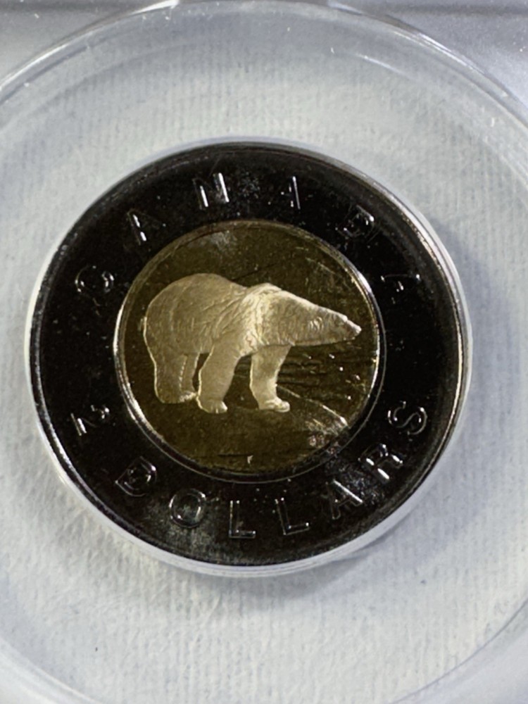 2001 Canada $2 Toonie Graded MS 67 by ANACS