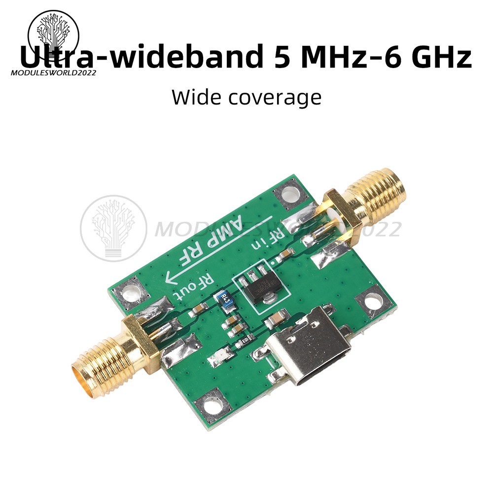 DC 5V SBB5089 Gain 20dB RF Module 5MHz~6GHz RF Power Amplifier Front-end module
