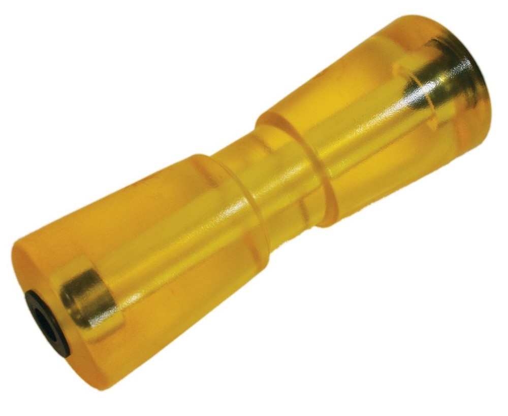 SeaSense 8" Yellow Polymer Keel Roller for Boat Trailers - Smooth Launch