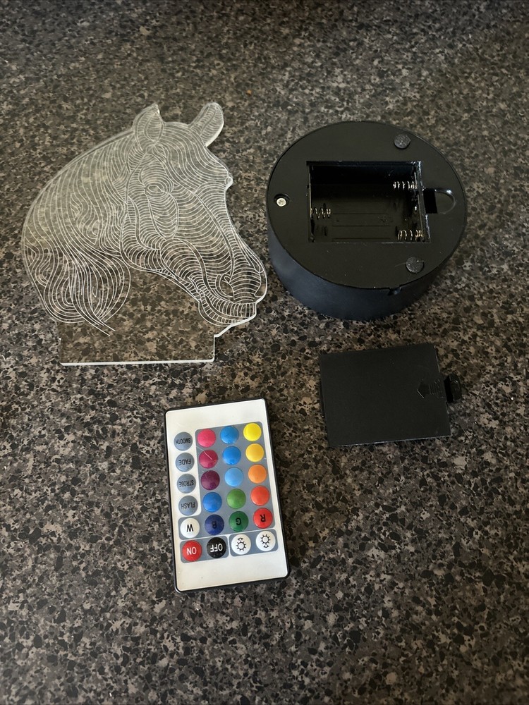 Decorative Light Up Horse Head