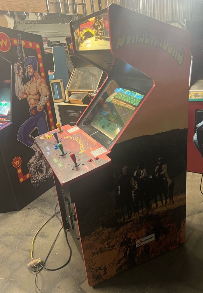 SUNSET RIDERS ARCADE MACHINE by KONAMI 1991