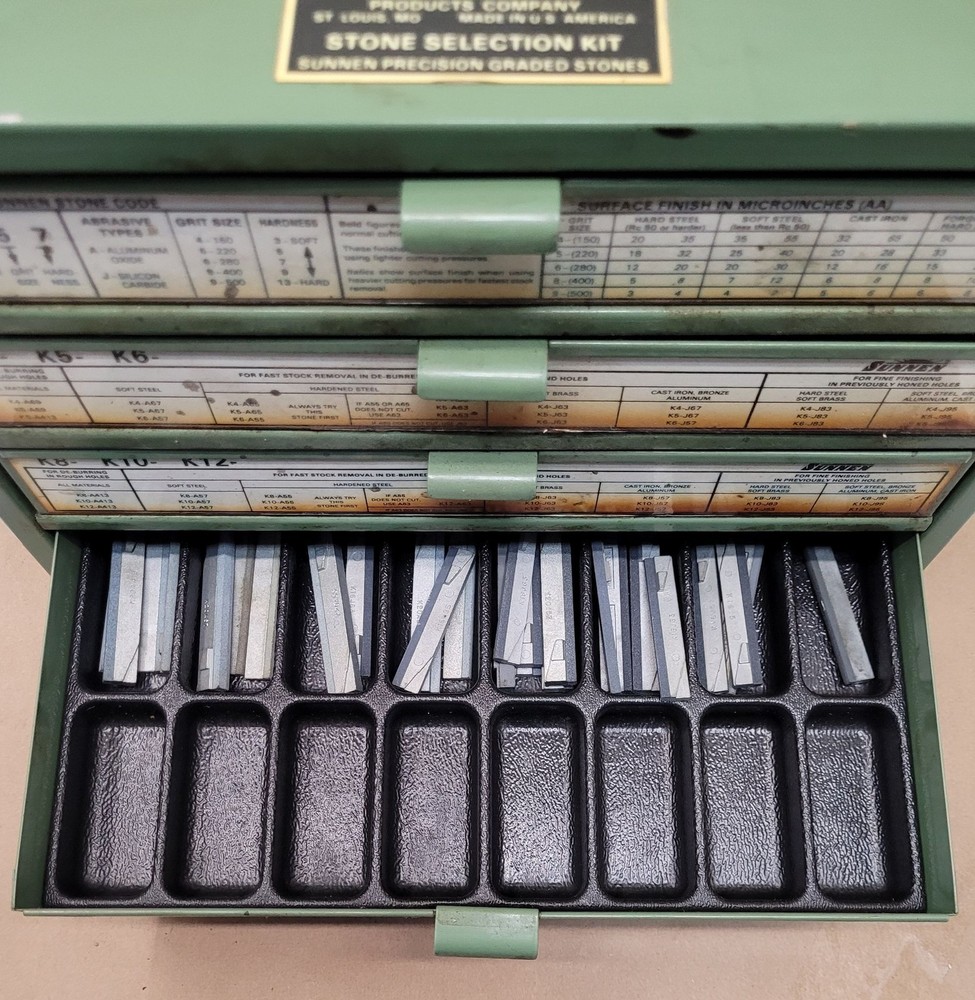 Sunnen Stone Collection Kit – 5 Drawer
