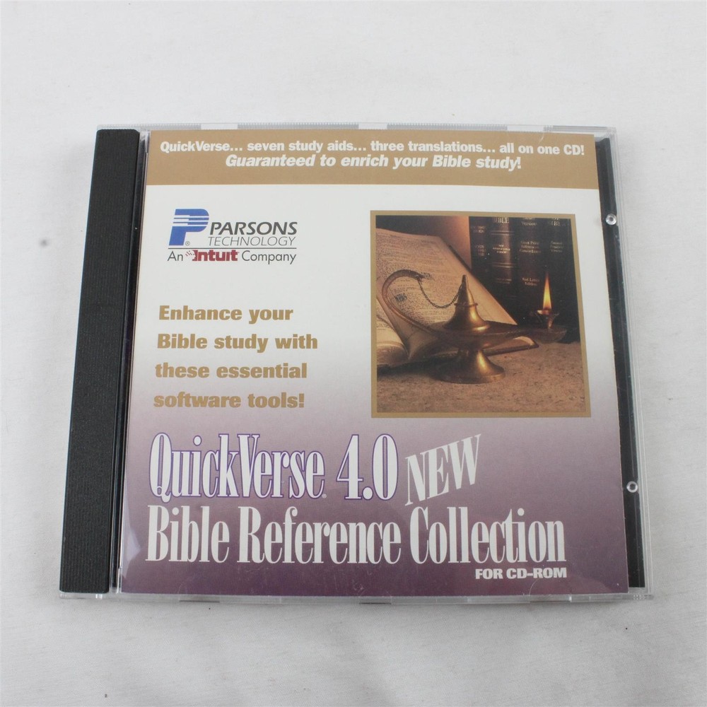 QuickVerse 4.0 Bible Reference Collection CD-ROM Parsons Technology