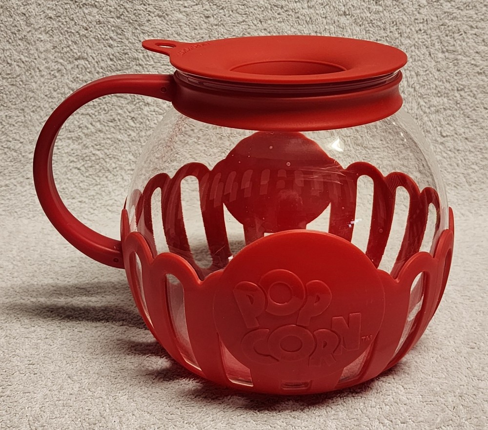 Ecolution Original Microwave Micro-Pop Popcorn Popper Borosilicate Glass 3 qt